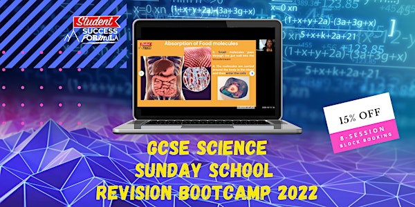 GCSE Science Sunday School - 15% discount for 8-session block booking