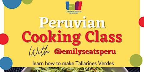 Imagen principal de Festival of Youth: Peruvian Cookery Class