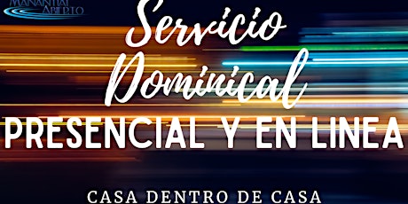 Imagen principal de Servicio Dominical 15 Agosto