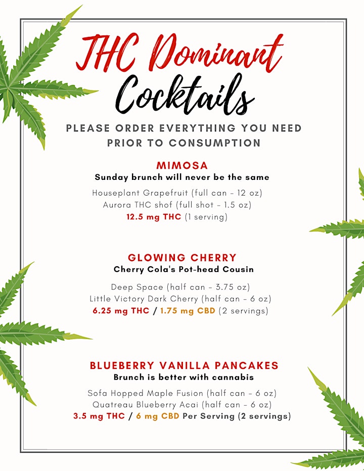 Cannabis Cocktail Tasting (19+ Event on Bloorcourt) image