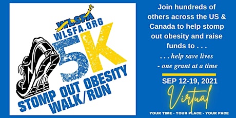 Stomp Out Obesity 2021 Virtual 5K primary image
