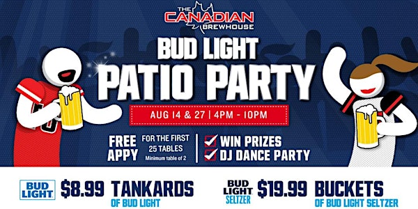 Bud Light Patio Party (Edmonton - Lewis Estates)