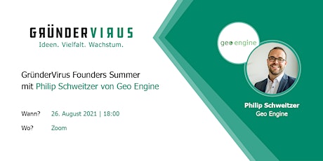 Hauptbild für GründerVirus Founders Summer: Geo Engine