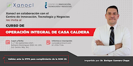 Imagen principal de Curso: Operación Integral de Casa Caldera