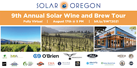 VIRTUAL - 9th Annual Solar Wine & Brew Tour 2021 primary image