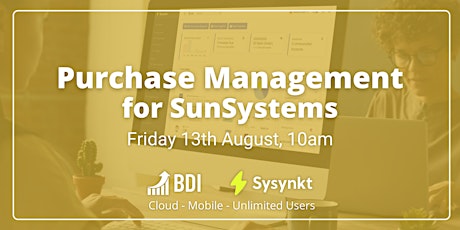 Purchase Management for SunSystems