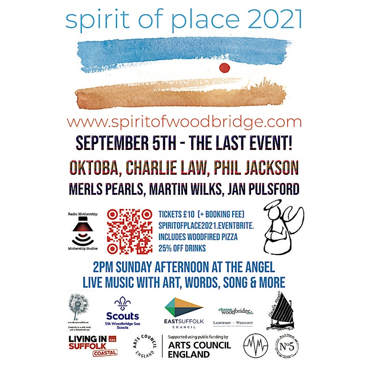 
		Spirit of Place 2021 - Sunday Sept5th - OKTOBA - Charlie Law - & more LIVE image
