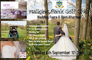 Malkins Bank Golf Club Wedding Fayre & Open Afternoon primary image