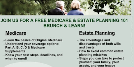 Medicare & Estate Planning - Brunch and Learn primary image