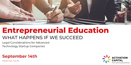 Entrepreneurial Education: What Happens If We Succeed primary image