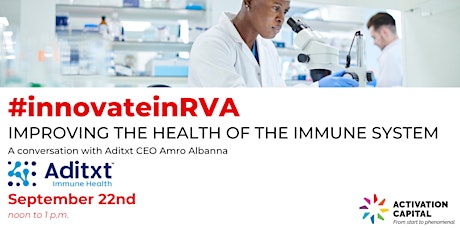 #innovateinRVA: Improving the Health of the Immune System primary image