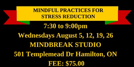 MINDFUL PRACTICES FOR STRESS REDUCTION primary image