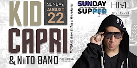 DJ Kid Capri + NiiTO Band | Sunday Supper. Live!