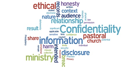 Ethical Ministry Refresher - Thursday Morning -  Confidentiality primary image
