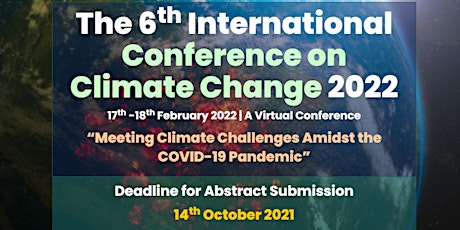 6th International Conference on Climate Change 2022 tickets