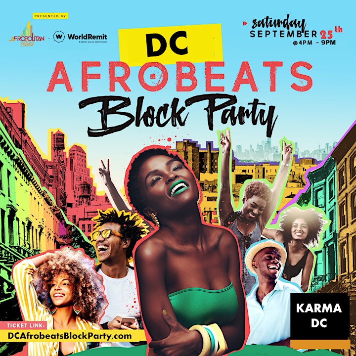 DC Afrobeats Block Party  & Jollof Cook-off ft Live Performances & Vendors image