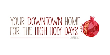 JCP Downtown High Holy Days 2021/5782 — Rosh Hashanah & Yom Kippur primary image