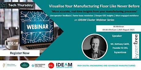Primaire afbeelding van Tech Thursday: Visualise Your Manufacturing Floor Like Never Before