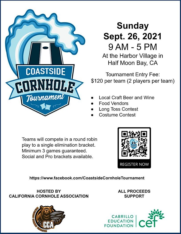 
		3rd Annual Coastside Cornhole Tournament image
