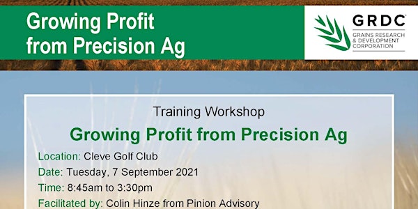 "Growing profit from precision Ag "