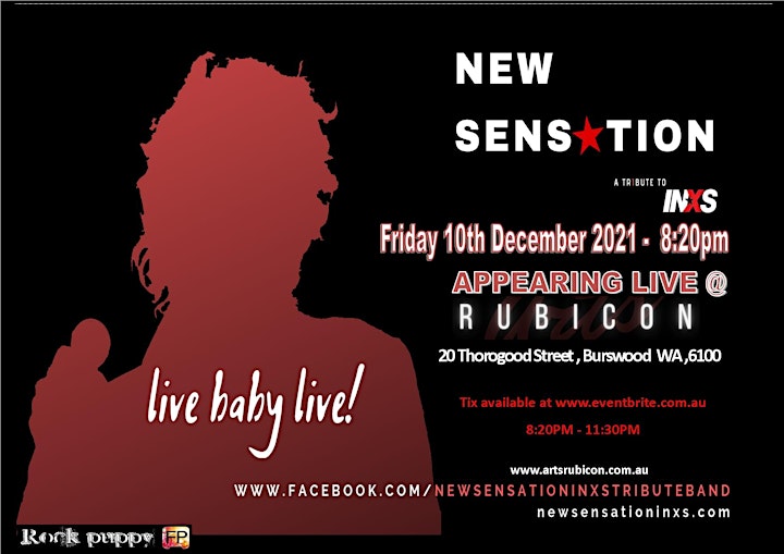 
		New Sensation - INXS Tribute - Live at The Rubicon Burswood image
