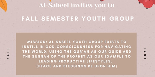 Al-Sabeel Fall Semester Youth Group