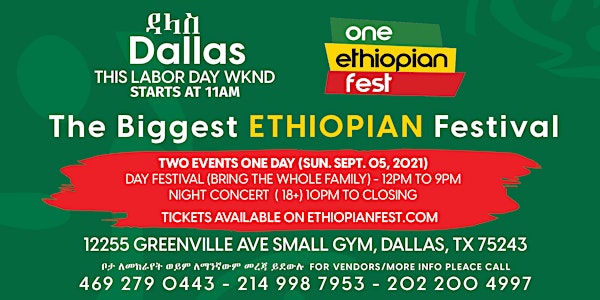 One Ethiopian Fest [Dallas, Tx]