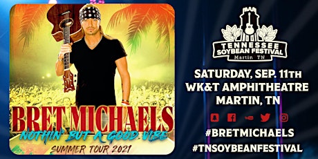 Bret Michaels at the 2021 Tennessee Soybean Festival