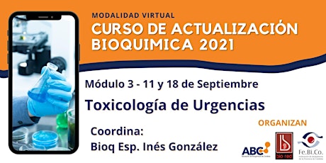 Curso de Actualizacion Bioquimica 2021- Modulo 3 - 11 y 18 de Septiembre