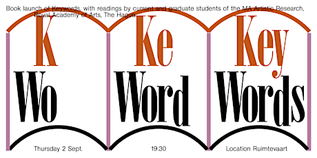 Primaire afbeelding van LIVESTREAM Key Words — Book launch and readings