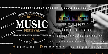 Chris Aldridge Presents : The Cloneapalooza Eight Music Festival primary image