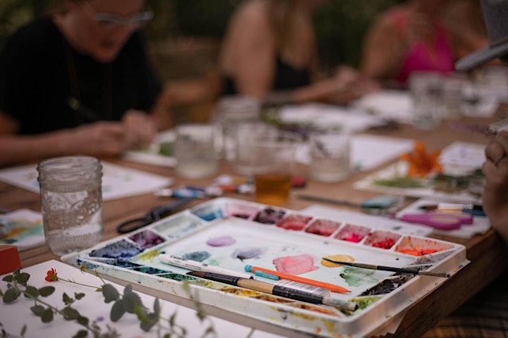 Botanical Watercolors - a workshop with artist Chelsea Michal Garter image