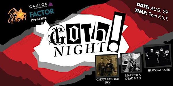 STAR Pow-R 'Buy Local' Concert Series - Goth Night