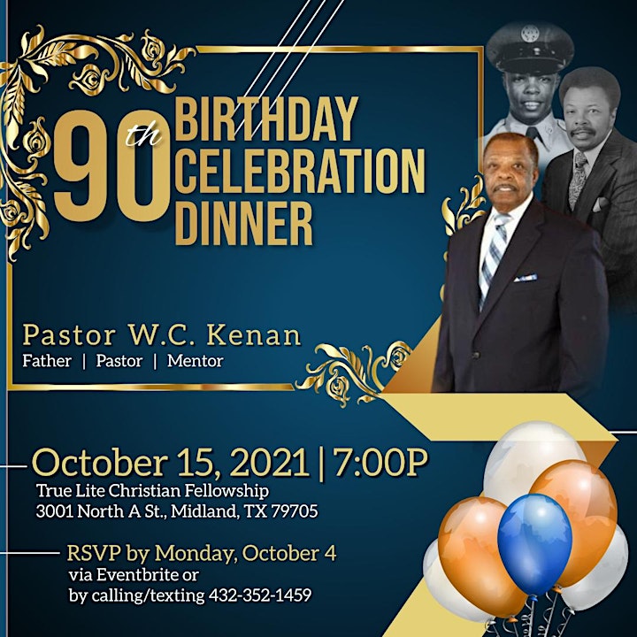 90th Birthday Celebration for Pastor W. C. Kenan image