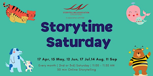 Storytime Saturday for 4-9 year olds