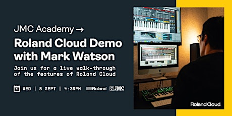 Roland Cloud Demo with Mark Watson primary image