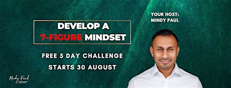 The 7-Figure Business Mindset: Free 5 Day Challenge primary image