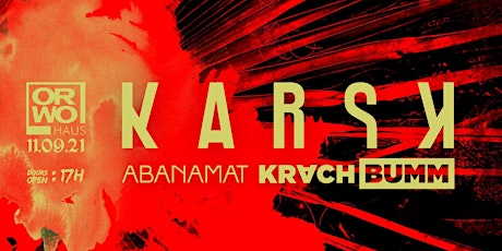 KARSK / KRACH BUMM / ABANAMAT - Live at ORWOhaus