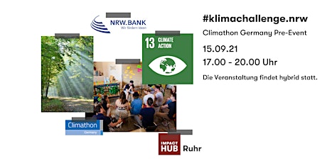 #Klimachallenge.NRW - Das Climathon Germany Pre-Event