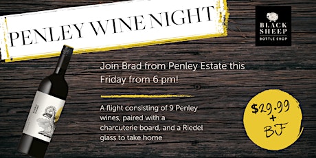 Penley Estate Wine Night at Black Sheep Hendra primary image