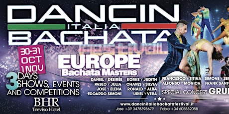 Immagine principale di DANCIN ITALIA BACHATA-KIZOMBA FESTIVAL 