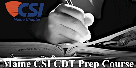 Maine CSI CDT Prep Course primary image