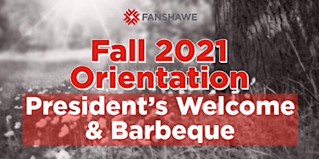 Fall 2021 Welcome Barbeque & President's Welcome!