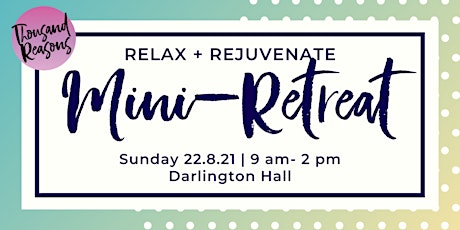 Relax and Rejuvenate Mini Retreat primary image