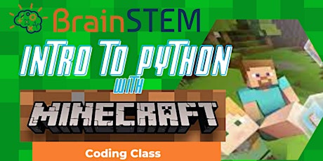 Imagem principal do evento Intro to Python w/ Minecraft Coding Class for Kids