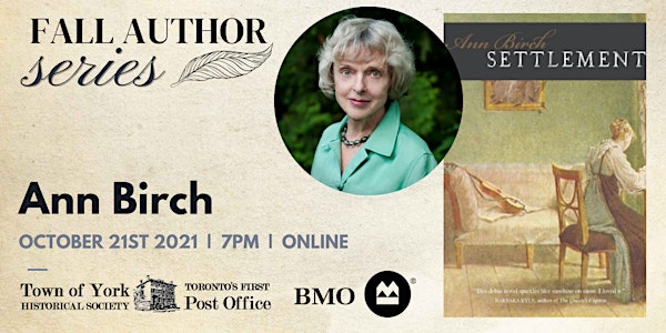 Fall Author Series: Ann Birch