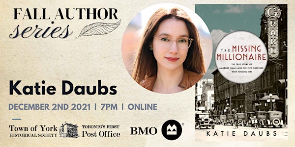 Fall Author Series: Katie Daubs