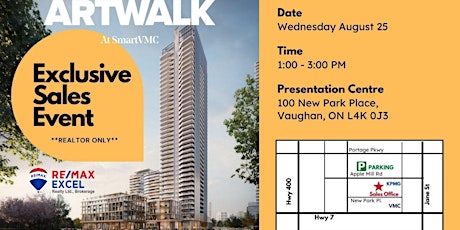 ArtWalk at Smart VMC - Exclusive Sales Event for RE/MAX EXCEL primary image