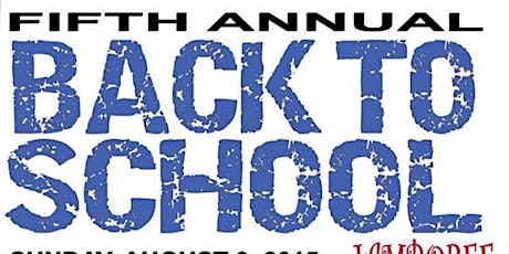 Back to School Jamboree 2015 primary image