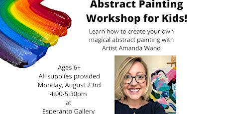 Abstract Painting Workshop for Kids primary image